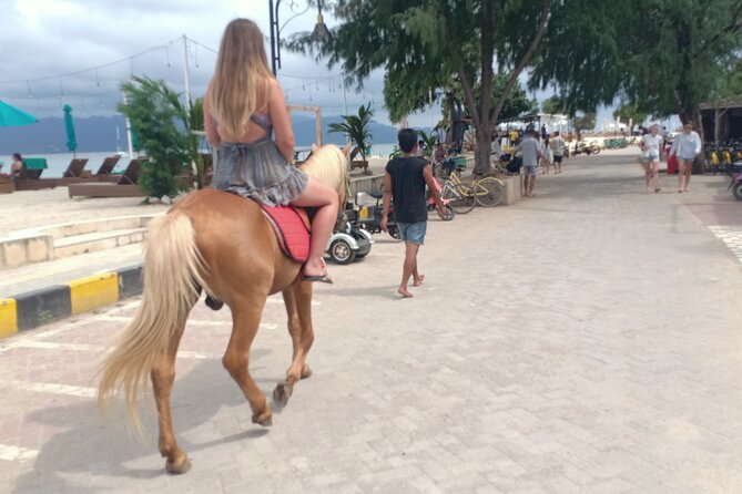 Horse Ride On The Beach Gili Islands - Riding toward sunset on Gili Trawangan
