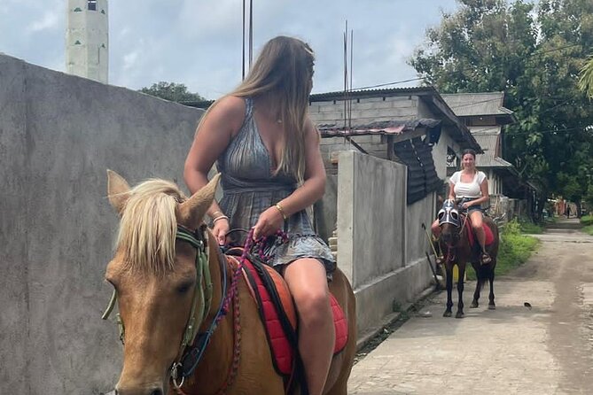 Horse Ride On The Beach Gili Islands - The beach route and photo stops