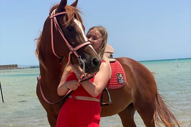 Horse riding Adventure on the Sea with Transfer in Hurghada - Getting matched with a horse and instructor