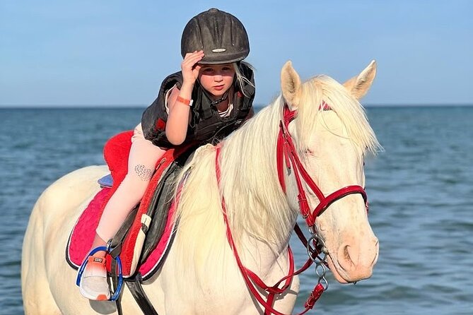Horse riding Adventure on the Sea with Transfer in Hurghada - Reaching the beach and Red Sea shallows