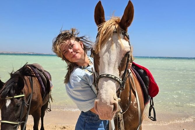 Horse riding Adventure on the Sea with Transfer in Hurghada - The desert ride comes first