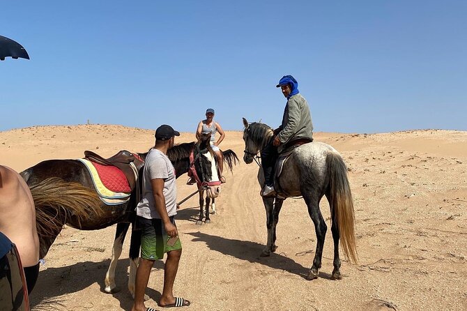 Horse Riding Agadir - Reaching the sand and deciding how fast to ride