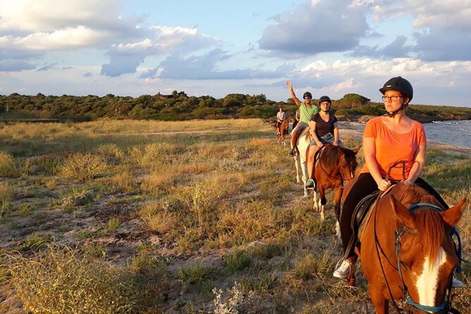 Horse Riding at the Beach in Orosei - White sand, coastal paths, and open sea views