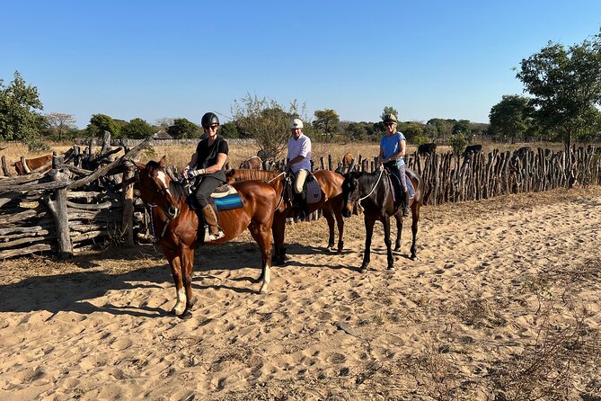 Horse Riding Community Village Tour Experience - Along the Batoka Gorge