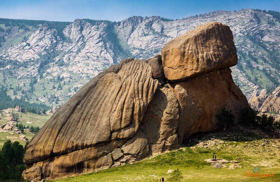 Horse riding experience in Terelj National park 1 day - The Chinggis Khaan Statue on the way back