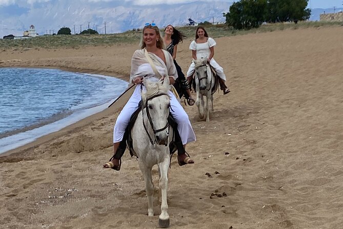 Horse Riding, Falasarna Sunset View, Drone video, Tavern Dinner. - From Chania to Kissamos for a Sea-Edge Ride