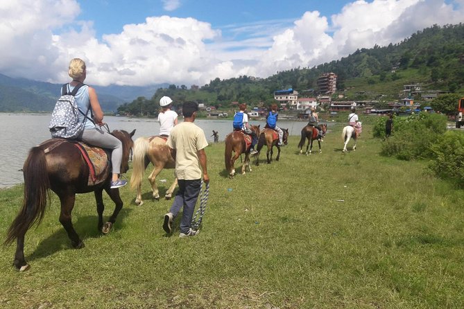 Horse Riding From Pokhara Lakeside to Sarangkot | Pony trek in Pokhara, Nepal - Leaving Pokhara Lakeside at 7:00 am