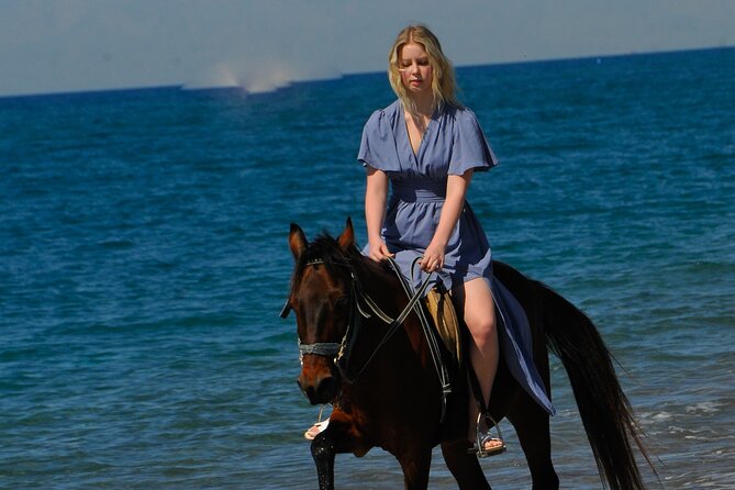 Horse Riding in Manavgat Side Forest and Beach - The beach route toward Side’s coast