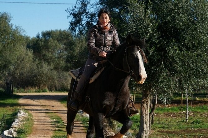 Horse riding in the Gargano National Park - Riding at a walk through the park