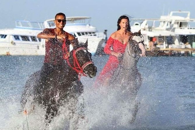 Horse Riding Tour 2 Hours on Sea And Desert & Transfer -Hurghada - Guides Ahmed and Mohammad can shape the day