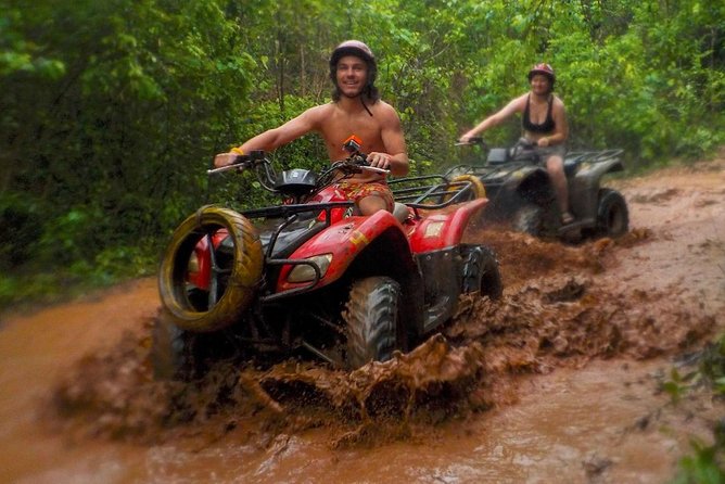 Horseback, ATV´s, Ziplines, Cenote, Hanging bridge Lunch and Round Trip Included - The cenote jump and swim