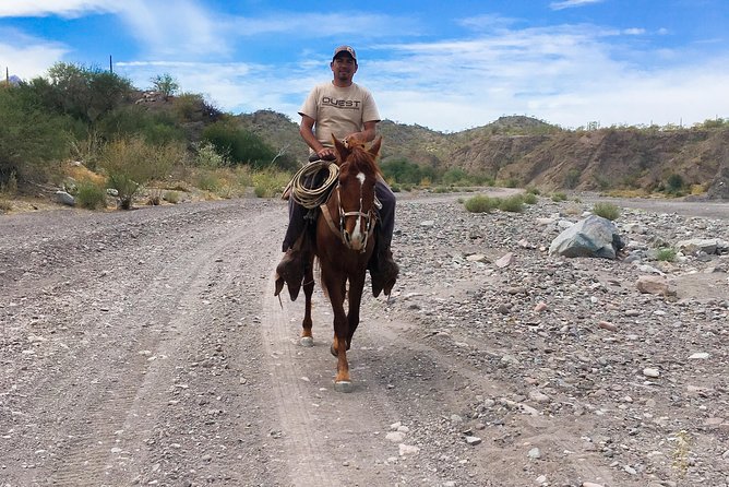 Horseback ride and witness magical sunset of Loreto, BCS - Riding Beyond Loreto’s Resort Roads