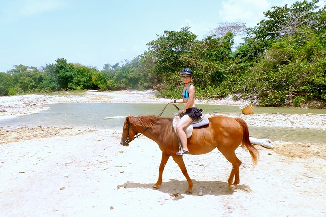 Horseback Ride ATV and Bamboo Rafting Tour Ocho Rios in Jamaica - Horseback riding from forest to sea
