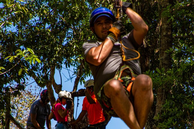 Horseback Ride, ATVs (Shared), Cenote & Ziplines! From Playa Del Carmen - Cooling off in the cenote