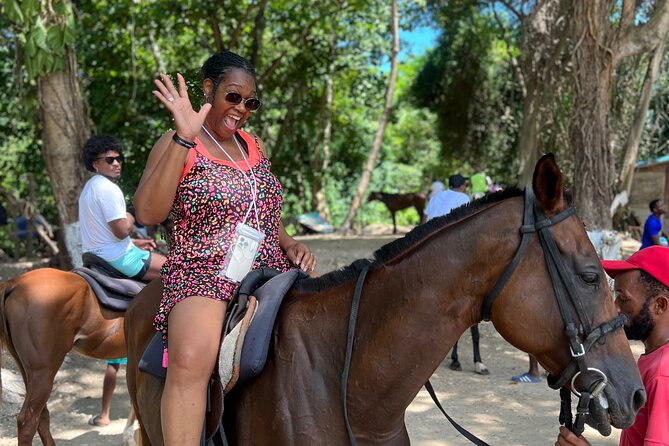 Horseback Ride , Dunns River Falls & Blue Hole From Montego Bay - Swimming, rope swings, and jumps at Blue Hole