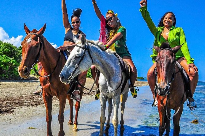 Horseback Ride & Swim Jamaica/Montego Bay - Getting Comfortable Before You Mount
