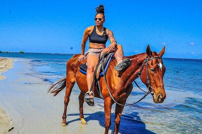 Horseback Ride & Swim Jamaica/Montego Bay - Reaching the Beach and Caribbean Water