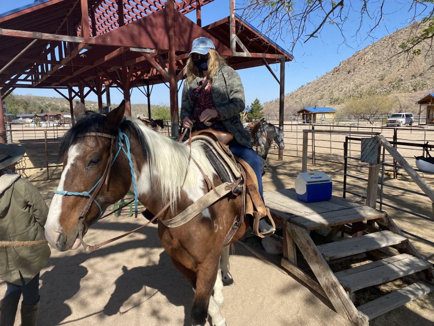 Horseback Ride thru Joshua Tree Forest with Buffalo & Lunch - Getting acquainted with your horse at Grand Canyon Western Ranch