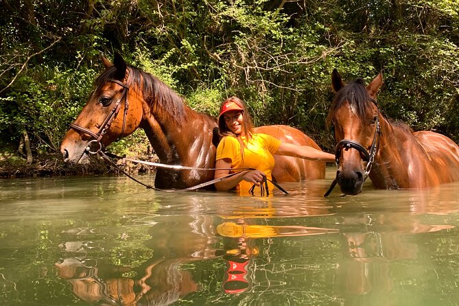 Horseback Riding Across River Ljuta with transport - Practical preparation for the river and saddle