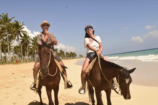 Horseback riding along Macao beach from Punta Cana - The ride toward Playa Macao