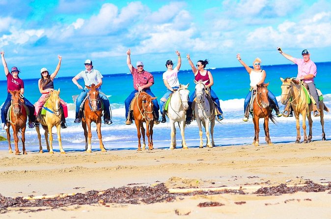 Horseback riding and ATV or Buggy with Party Boat with Lunch - The party boat, drinks, and natural pool