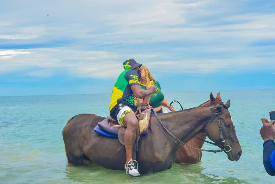 Horseback Riding and Dunn's River Falls Combo Tour - The guide and the feel of the day