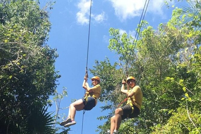 Horseback Riding and Zipline Jungle Adventure - Family-friendly ziplining in the trees