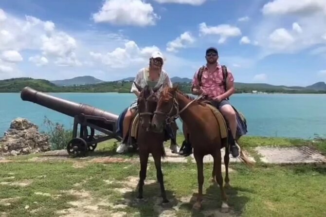 Horseback Riding at Hawksbill Beach in Five islands Antigua - Who will enjoy this ride most