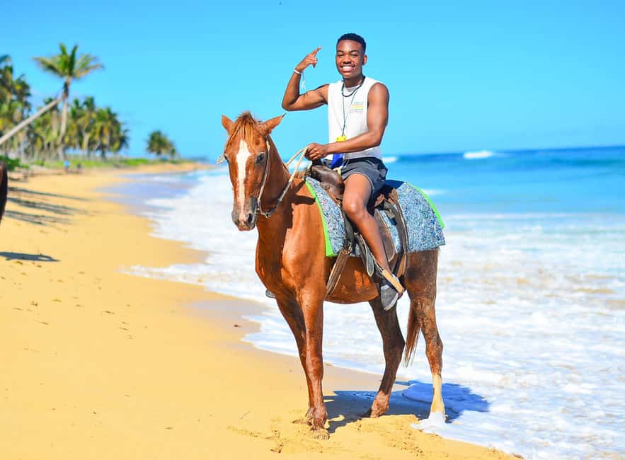 Horseback Riding at Macao Beach and River with Transfers - Macao Beach, with time for swimming and photos
