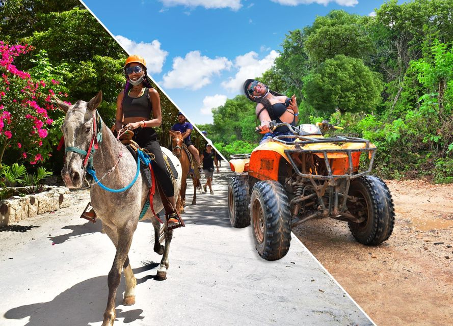 Horseback Riding & ATV Adventure with Ziplines & Cenote - ATV trails at Extreme Adventure Cancun