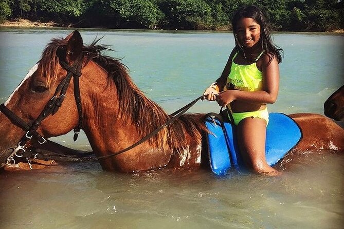 Horseback Riding, ATV and Ocean Zip lining combo from Montego Bay - Rappelling and the ocean zipline