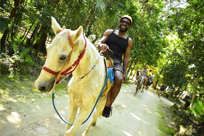 Horseback Riding + ATV + Cenote + Zip-Line from Cancun and Playa del Carmen - Zip lines with a guide at every stage