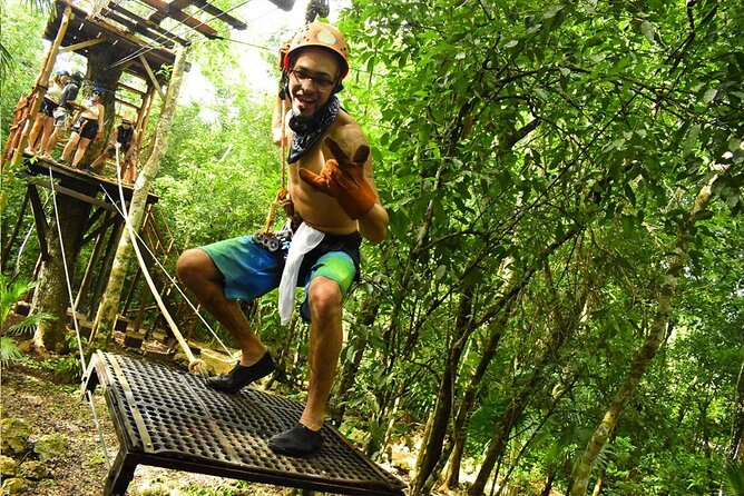 Horseback Riding + ATV + Cenote + Zip-Line from Cancun and Playa del Carmen - Jungle details, gum making, and tequila tasting