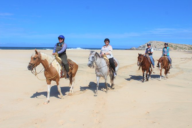 Horseback Riding & ATV Combo! Mountain Trails & Beautiful Beaches of BAJA! - Slowing down on horseback beside the Pacific