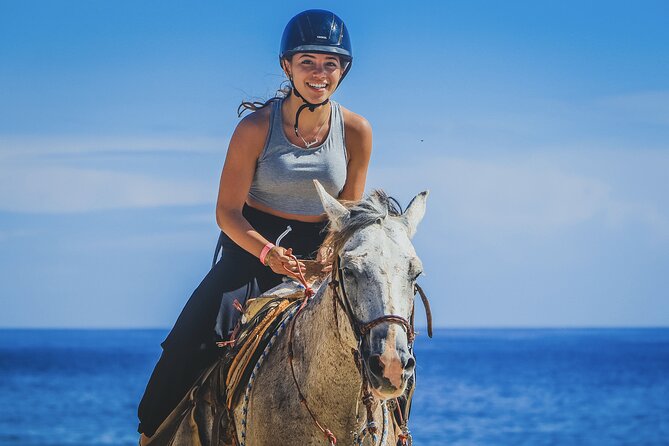 Horseback Riding Beach and Desert in Cabo - Meeting the horse and getting safety instructions