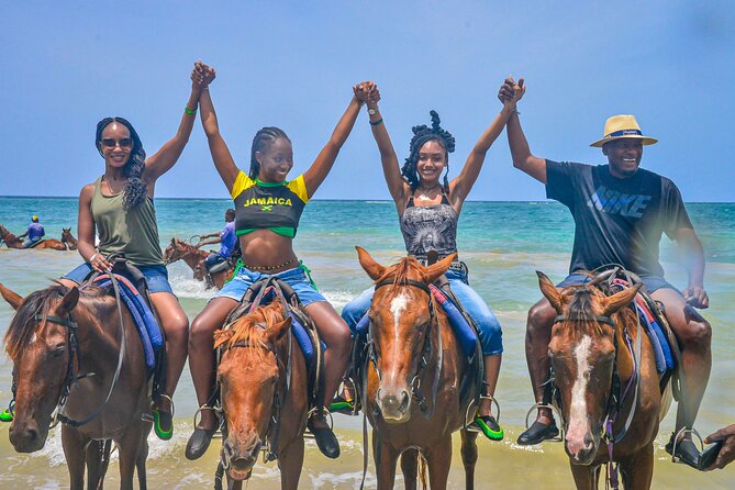 Horseback riding & bluehole secret falls from Montego Bay - From Montego Bay to Ocho Rios by air-conditioned van