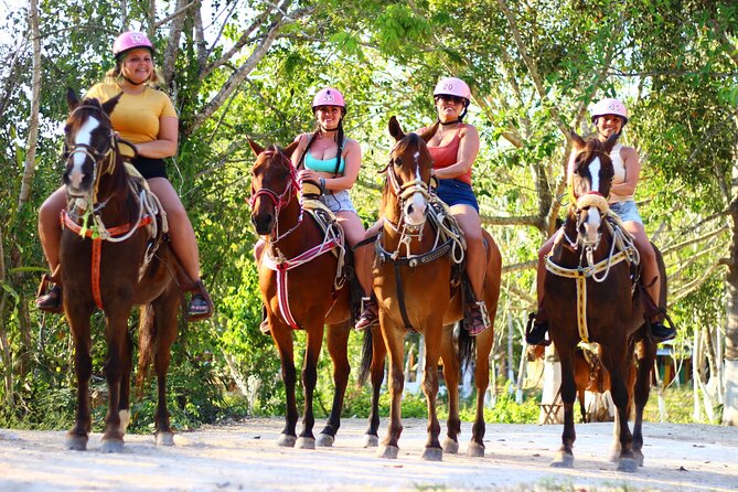 Horseback Riding Cenote, Zipline.Transportation & Tequila Tasting - Pickup from Cancun or the Riviera Maya
