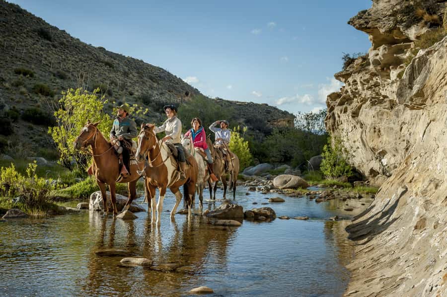 HORSEBACK RIDING EXPERIENCE - CAÑADONES & SADDLES - Starting at the Main House and Corrals