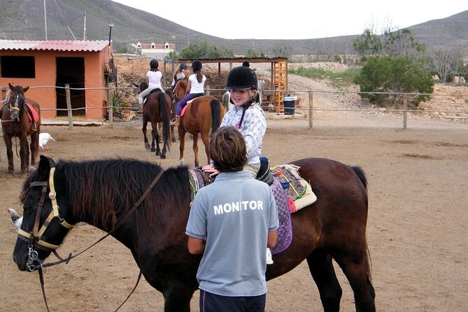 Horseback Riding in Fuerteventura for 1 or 2 hours, Spain - Learning to ride before the route begins