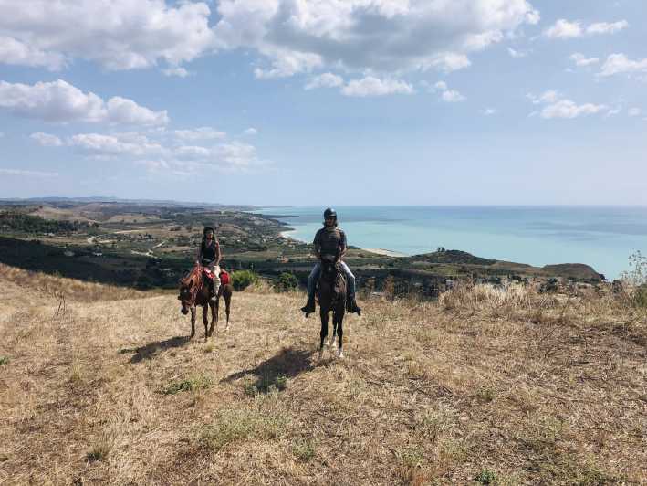 Horseback riding in the beaches of Sciacca - From Sciacca’s fields to a wild Sicilian beach