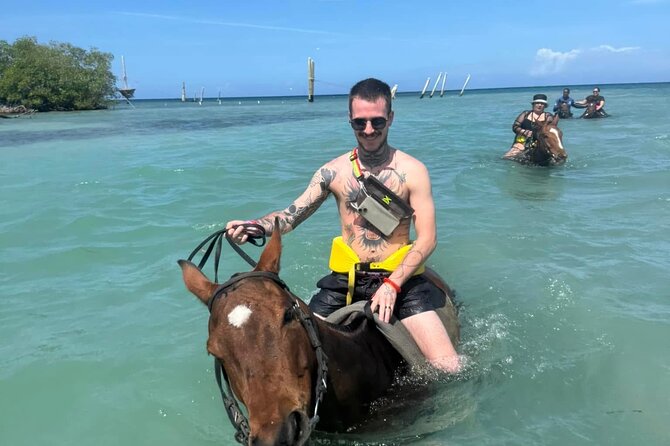 Horseback Riding In The Ocean from Montego Bay Private Transfer - Trails, views, and the move into the sea