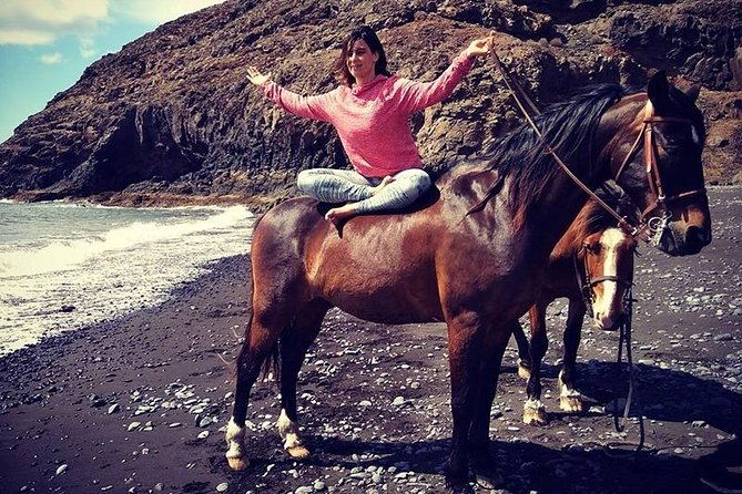 Horseback Riding in the sunset of Famara Beach, Lanzarote, Spain - What you will see along the route