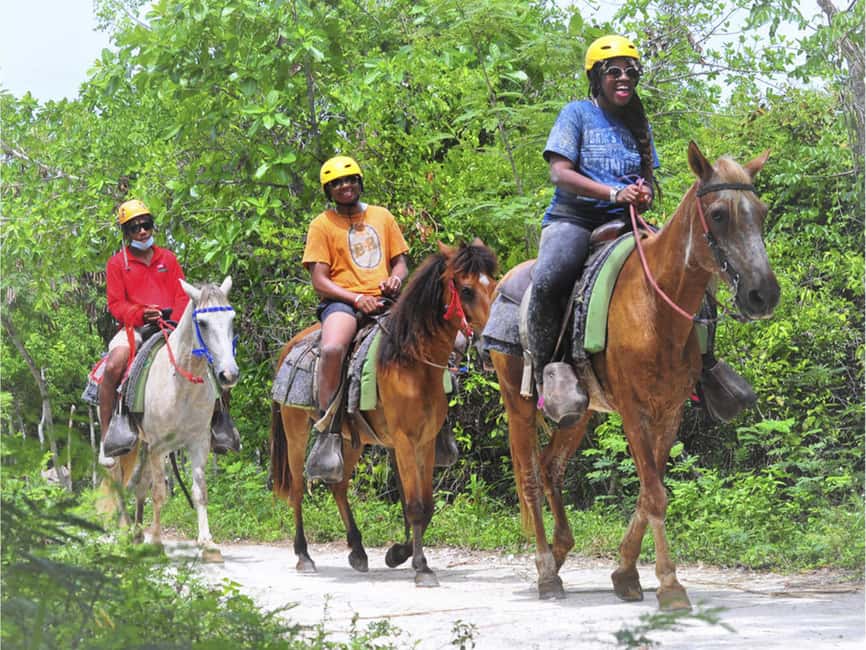 Horseback Riding Macao Beach Experience Paradise onHorseback - Meeting the horses and getting ready