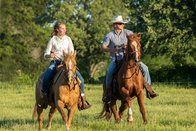 Horseback Riding on Scenic Texas Ranch near Waco - The short lesson makes a first ride less intimidating