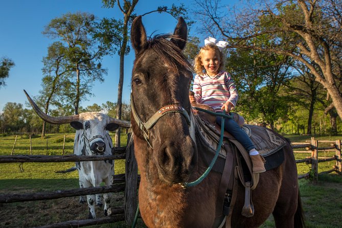 Horseback Riding on Scenic Texas Ranch near Waco - The Brazos River bluff is the payoff