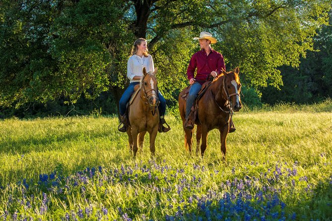 Horseback Riding on Scenic Texas Ranch near Waco - The ranch trail: roughly three miles of Texas scenery