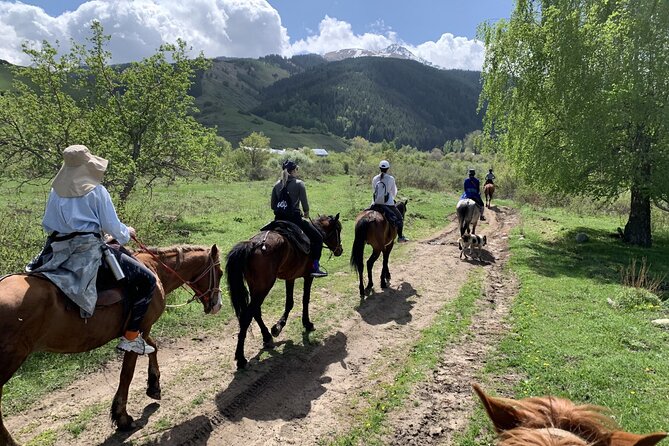 Horseback riding on the mountains of Chon Kemin National Park - Reaching Chon-Kemin National Park