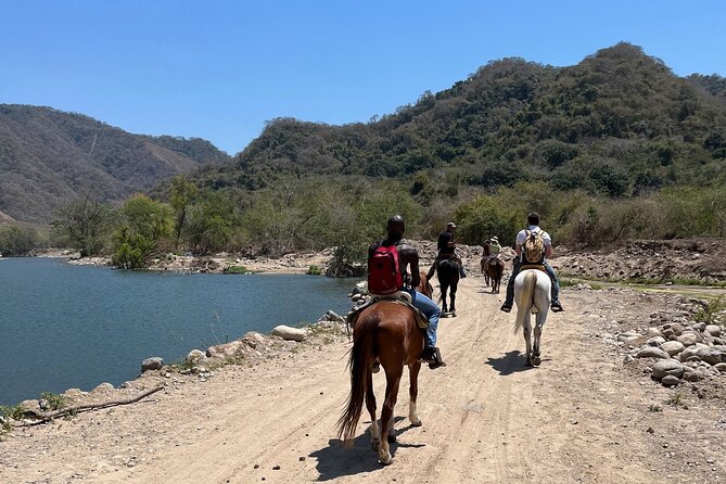 Horseback Riding & Swim: Tequila Tasting, BBQ & Margaritas - Riding through the Mascota River countryside