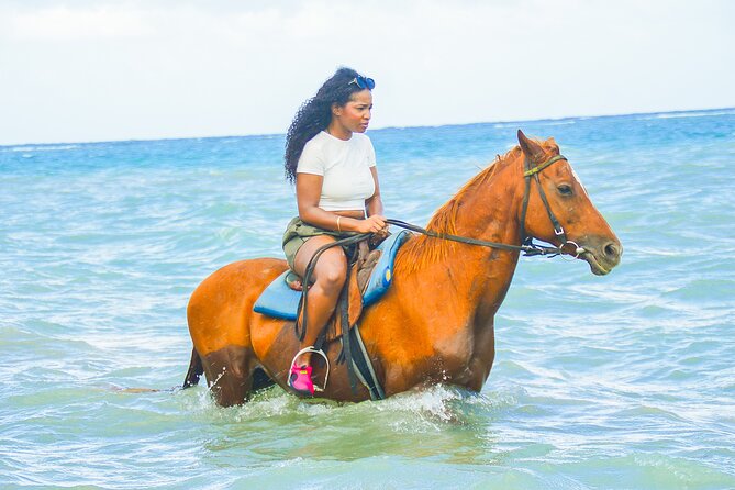 Horseback Riding/Swimming and Dunn's River from Ocho Rios - Climbing Dunn’s River Falls one wet step at a time