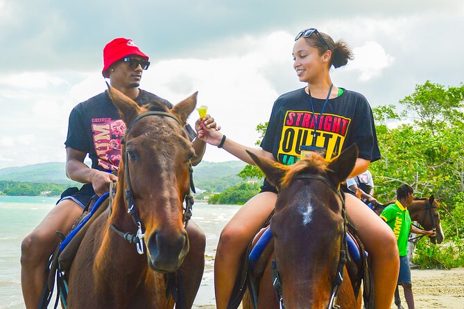 Horseback Riding/Swimming and Dunn's River from Ocho Rios - What the horseback ride feels like for families and first-time riders